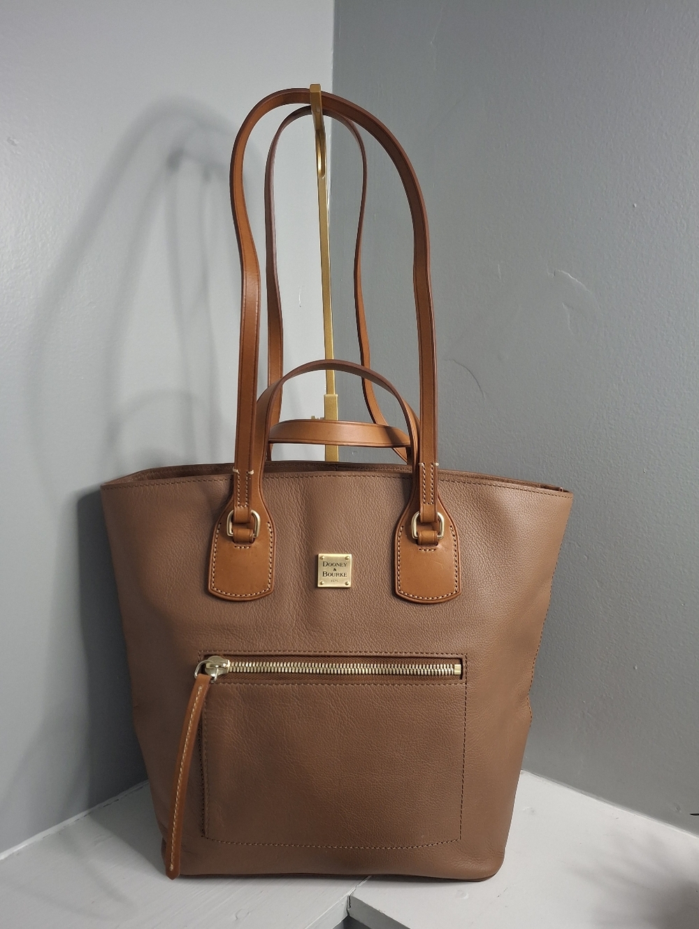 Dooney & Bourke Raleigh Tara Shopper Tote Bag -  Saddle NWOT